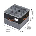 thumbnail image 2 of Caja organizadora de zapatos de tela, 2 of 5