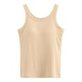 thumbnail image 3 of GDREDA Crew Neck Tank Tops For Women Sleeveless Full Length Ribbed Fitted Racerback Crew High Neck Basic Tank Top Women's Tanks & Camis A,S, 3 of 6