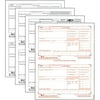 TOPS W-2 Tax Forms, Four-Part Carbonless, 5.5 x 8.5, 2/Page, (50) W-2s and (1) W-3