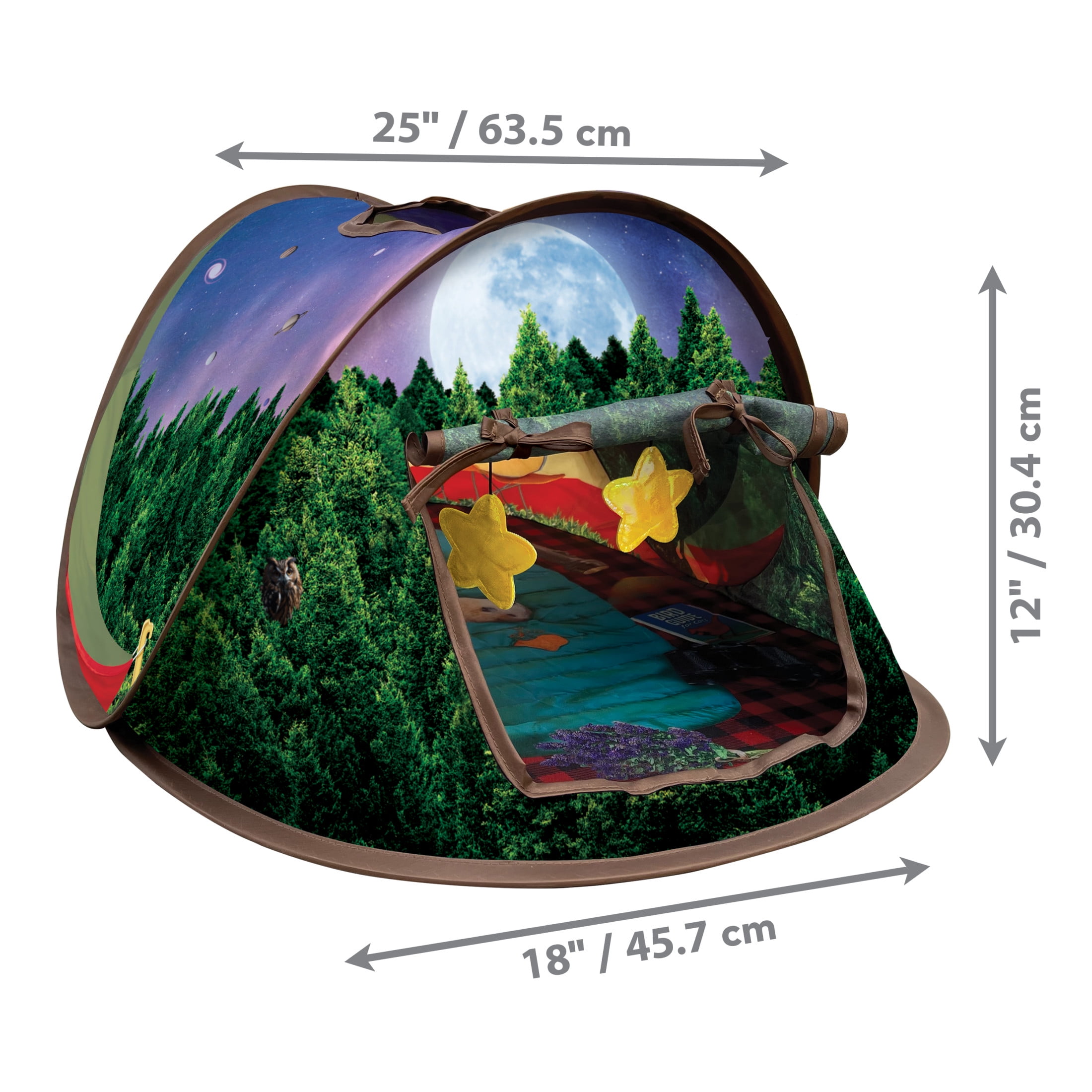 KONG Play Spaces Glamping Tent, Foldable Cat Toy