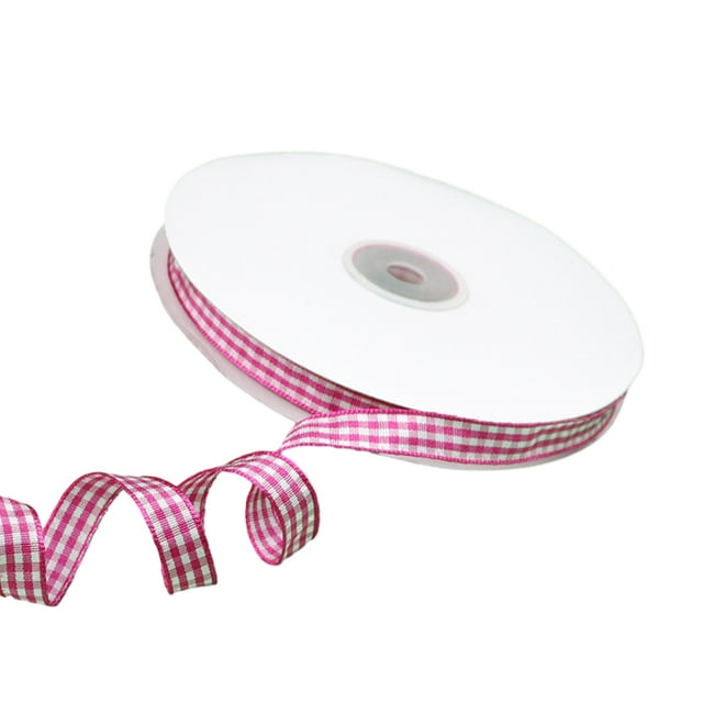 kurtrusly 1/2/3/5 Easy To Ribbon For DIY Crafts Durable And Fashionable Widely Practical Ribbons For Gift Wrapping rose red 45m 1 Pc