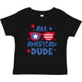thumbnail image 3 of Inktastic 4th of July All American Dude with Red and Blue Glasses Boys Baby T-Shirt, 3 of 5