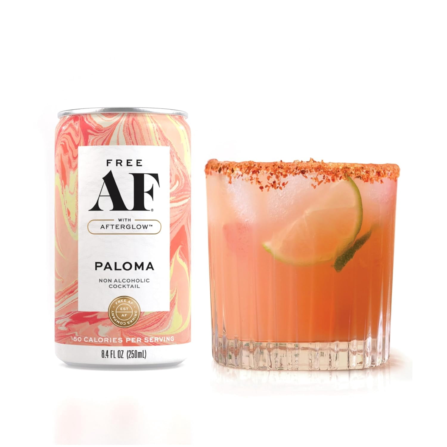 (Pack Of 6) Free Af Non-Alcoholic Mocktail Variety 4 Pack 33.6 Fo
