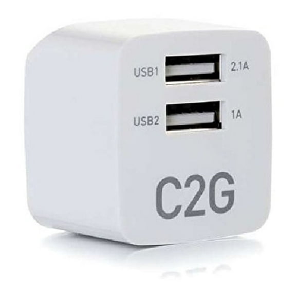C2G 2-Port USB Wall Charger