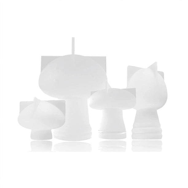 Moldes de Setas, Moldes de Resina de Setas, Moldes de Silicona 3D de Setas Grandes para Epoxi