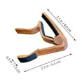 thumbnail image 2 of unbranded 2Ud Capo Universal Para Instrumentos De Cuerda Con De Madera Y Y Seguro, 2 of 8