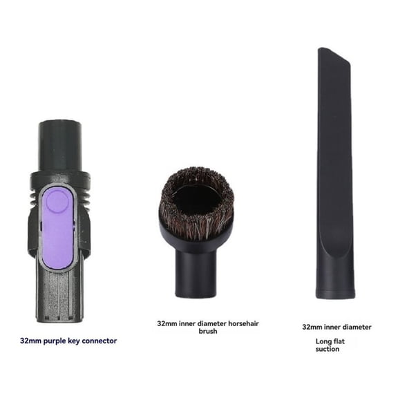 Horse Hair Brush Flat Nozzle Suction & Adapter Set For Sha*rk IX / IZ Series Pet Cordless Stick Vacuum Spare Parts