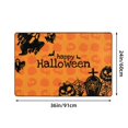 thumbnail image 3 of DouZhe Happy Halloween Spooky Skull Rugs Doormat, Non-Slip Machine Washable Carpets Floor Door Mat , 36" x 24", 3 of 7
