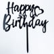 thumbnail image 3 of 10 Uds. Adorno para tarta de feliz cumpleaños espejo acrílico dorado, 3 of 4