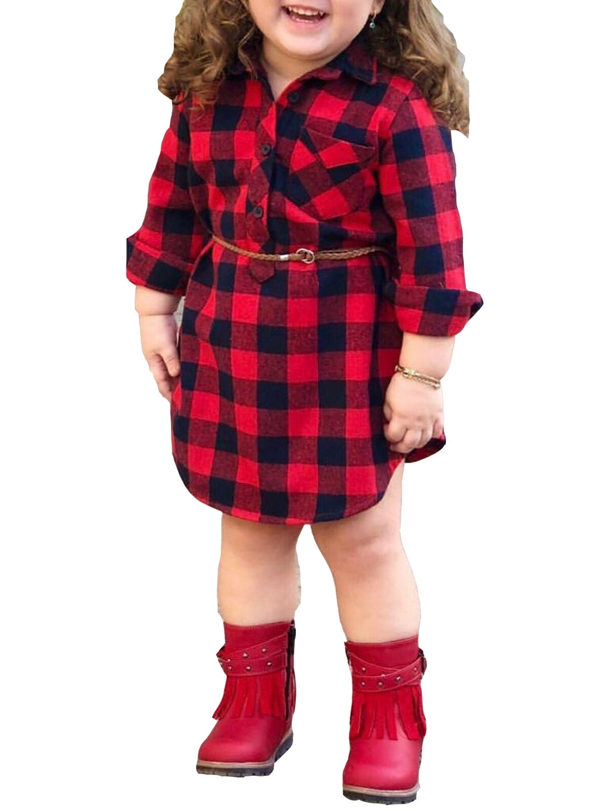 tartan baby girl outfit