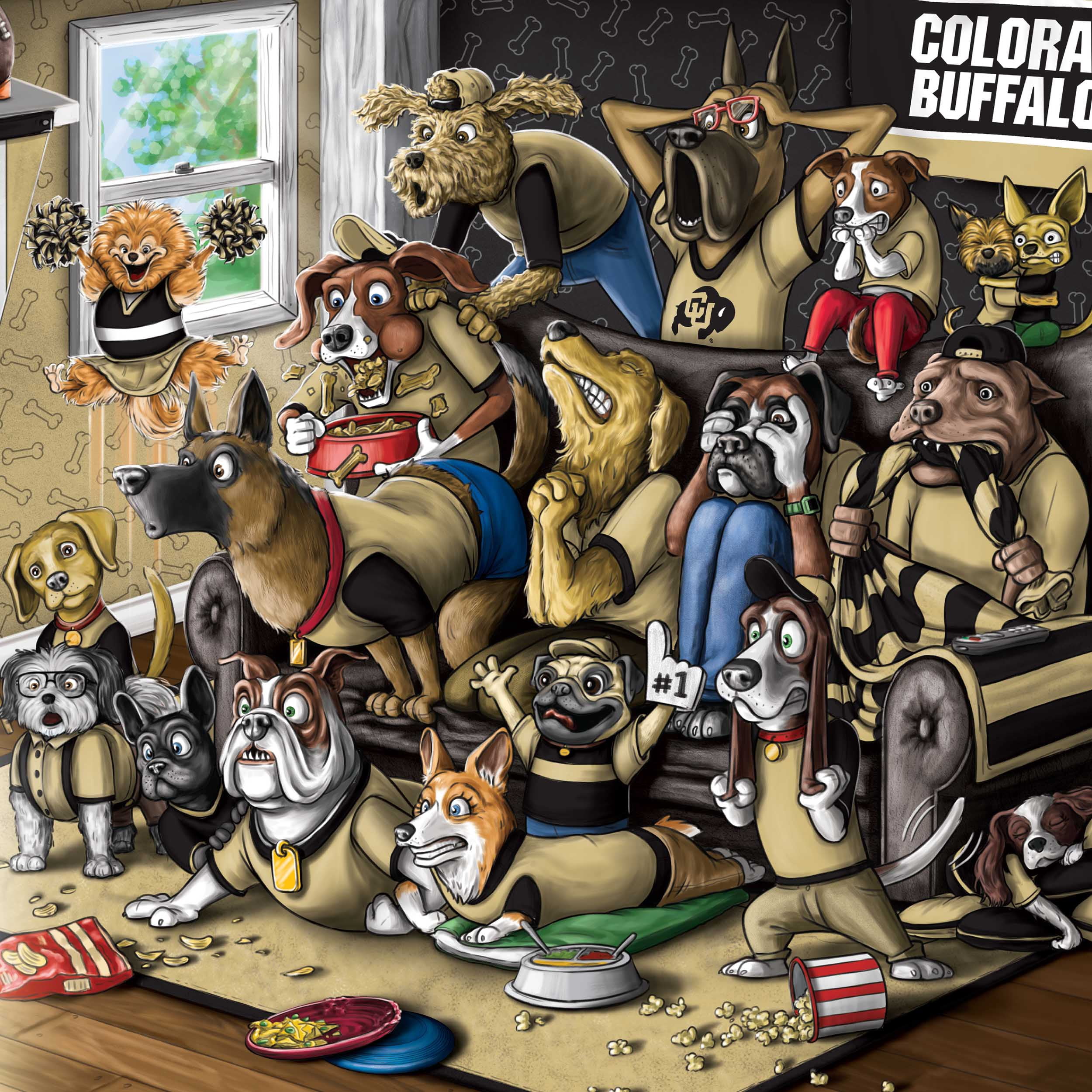 YouTheFan NCAA Colorado Buffaloes Purebred Fans Wall Art
