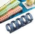 thumbnail image 1 of Binders, 60 Sheets Plastic Clip 20Pcs Segmented Design Binding Rings Binder for Office School, 1 of 8