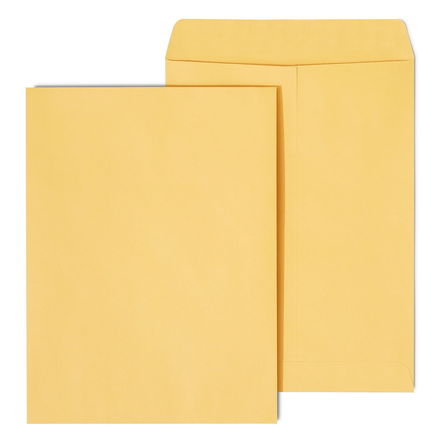 Staples Gummed Catalog Envelopes 9""L x 12""H Brown 500/Carton ST486940