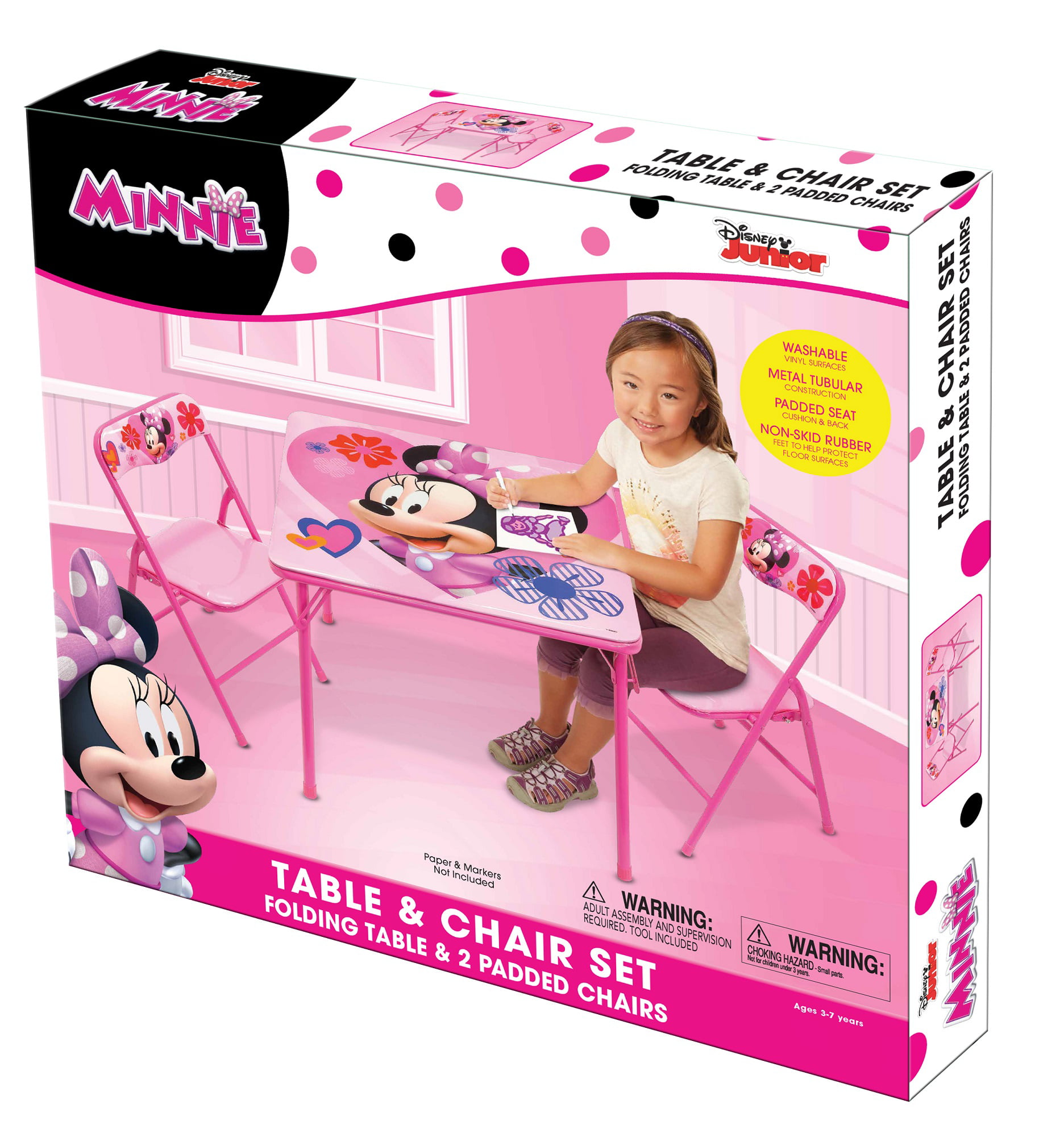 Activity Table Set with 1 Chair Minnie Mouse Blossoms & Bows Jr 