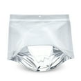 thumbnail image 5 of PouchWorth 7.5" x 11.5" Stand Up Food Pouch Ziplock Mylar Smell Proof Bags, 100 pcs Clear/Silver, 5 of 5