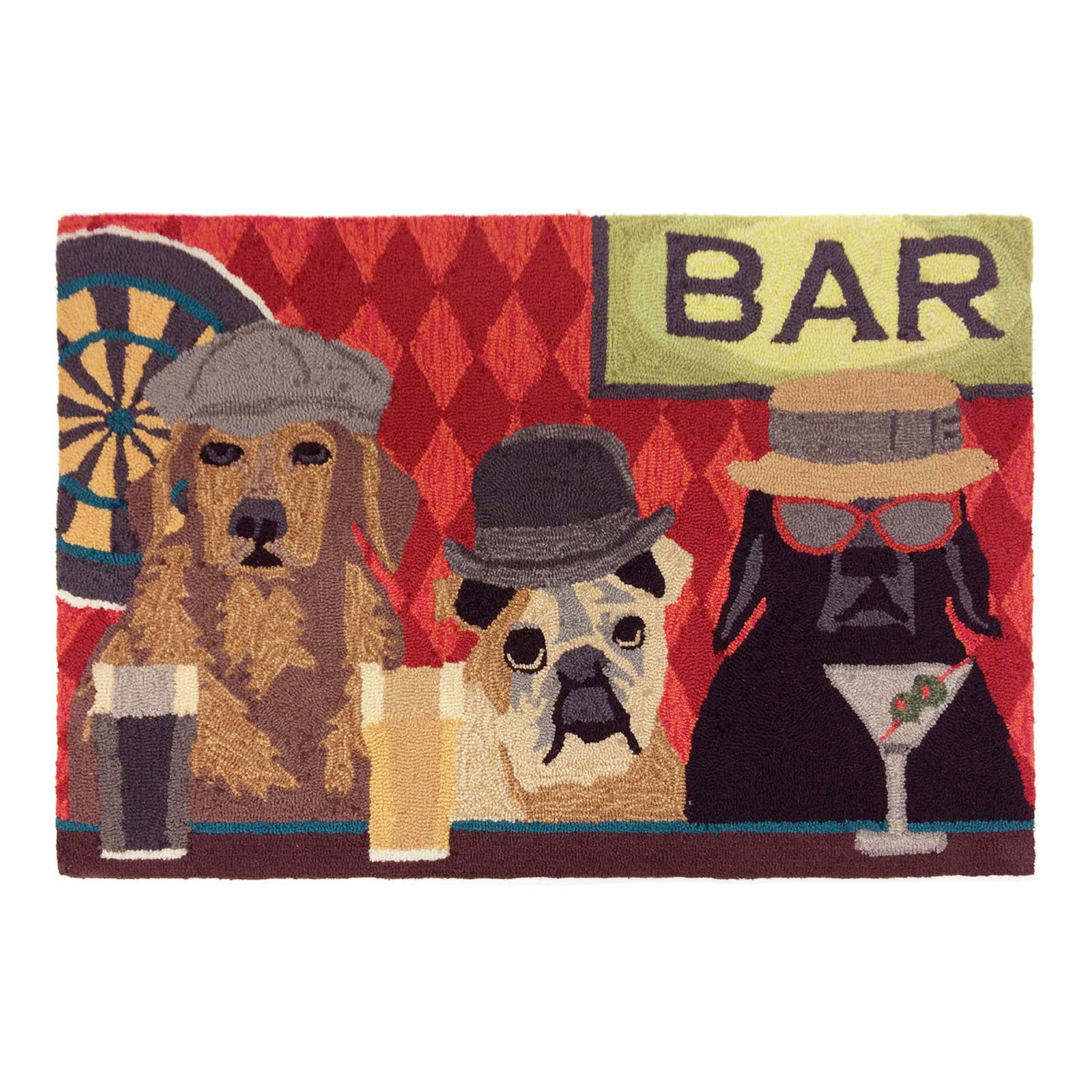 Liora Manne Frontporch 1809 37 Bar Patrol Port Indoor Outdoor Doormat by Supplier Generic