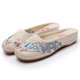 thumbnail image 3 of XIHAHA-Zapatillas bordadas de estilo chino para mujer, zapatos de tela de tacón bajo, sandalias, 3 of 5
