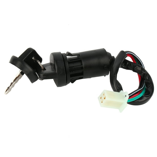 Llave de interruptor de encendido con 4 cables con tapas para motocicleta, interruptor de arranque de 4 pines para scooter de 50 cc, 70 cc, 90 cc, 110 cc 125 cc ATV Dirt Bike Off-Road Moto TAOTAO SUNL Khall Tendencias