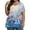 #A06-Blue, variant on Womens Plus Size Tops Summer Casual Cute Tees Short Sleeve V-Neck Daisy Floral Graphic T-Shirt 4x-5x Tunics Blouses,3XL Light Brown