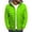 Green, variant on Mens Coats Solid Color Hooded Cotton Padded Jackets