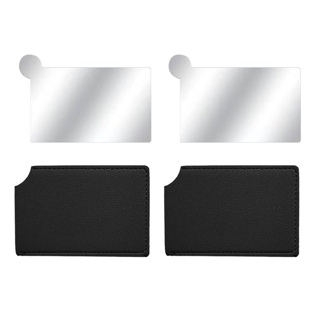 Espejo de Maquillaje Compacto Yuyangstore Negro 5,3 cm x 8,5 cm