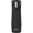 thumbnail image 1 of Contigo West Loop 3.0 Tasse de Voyage en Acier Inoxydable avec Crochet pour Sachet de Thé et Couvercle Anti-Déversement, Tasse Réutilisable à Isolation sous Vide pour Café et Thé, 20 oz (591 ml), Noir - Garde les Boissons Chaudes jusqu'à 13 Heures, 1 of 8