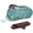 Blossom, variant on Fintie Double Sunglasses Case – Soft Portable Eyeglasses Pouch with Carabiner Clip, Dual Zipper Compartments for Men & Women, Dark Blue