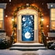 thumbnail image 5 of Navidad Puerta Adornos, Tapa Puerta Colgar, Decoración Fiesta, Terciopelo Doble Uso, Fácil Montaje, Para Salón, Christmas Door Cover Decoration Door Hanging Party Decoration Door Cover Tapestry,, 5 of 9