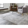 thumbnail image 3 of 3' X 5' Ivory Taupe and Gray Oriental Power Loom Area Rug With Fringe, 3 of 10