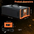 thumbnail image 3 of Yedigre 3000W Pure Sine Wave Power Inverter – with Remote & LCD, for RV, Truck, Home & Off-Grid Use, 3 of 11