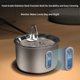 thumbnail image 2 of Fuente de agua VIVIDORAMA de acero inoxidable 3L para perros y gatos, 2 of 8