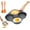 Black-A, variant on 4 Cup Egg Pan Nonstick, Granite Coated Breakfast Skillet for Eggs, Pancakes, Omelettes Crepes, Induction Gas Stove Compatible Healthy Pancake Pan