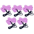 thumbnail image 2 of 5 mordedores de silicona para bebés, masajeadores de encías y alivio de la hinchazón, color morado, 2 of 14