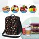 thumbnail image 4 of Fotbe Red White Flowers Lonchera Bolsa de Almuerzo para Hombres y Mujeres, Lonchera de Gran Capacidad, Bolsa de Almuerzo Reutilizable, Bolsa Térmica Aislante, 4 of 7