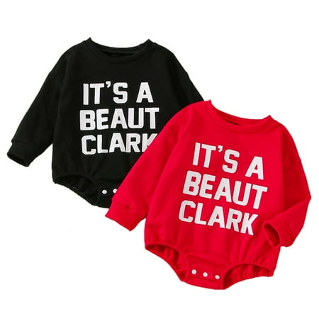 

Ma&Baby Baby Christmas Outfit Newborn Boys Girls Christmas Tree Romper Crewneck Long Sleeve Bodysuit