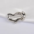thumbnail image 3 of Trendy Irregular Geometric Shape Brooch Pin for Women Men Collar Brooches Lapel Pins Scarf Shawl Clip Bouquet Badge Boutonniere Corsage for Wedding Party Jewelry Dainty Dress Accessories, 3 of 6