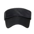 thumbnail image 3 of Only Moment Black Running Visor Wide Brim Visor Hats for Women Polyester Adjustable Empty Top Baseball Cap Cotton Ball Caps for Women and Men One Size, 3 of 3