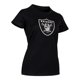 thumbnail image 3 of NFL Playera Aficionado Básica Las Vegas Raiders Negro para Mujer, Talla Grande, 3 of 5