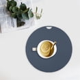 thumbnail image 4 of 1PC Round Placemat - Thick, Heat-Resistant, Waterproof, and Reusable Table Protector with Non-Stick, Stain-Proof, and Oil-Resistant Qualities, 4 of 6
