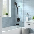 thumbnail image 6 of Couradric Shower and Tub Faucet Set - with Tub Spout (Valve Included), Black Shower Head and Handle Set with Handheld,Matte Black, 6 of 6