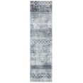 thumbnail image 2 of SAFAVIEH Amelia Manuel Geometric Runner Rug, Gray/Ivory, 2'2" x 6', 2 of 10
