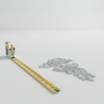 thumbnail image 6 of Ekena Millwork 6 1/2"W x 9"H x 3/4"P Rose & Ribbon Drop Onlay, 6 of 6