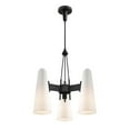 thumbnail image 4 of Beacon 3-Light Pendant Light In Opal Black, 4 of 7