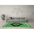thumbnail image 3 of Ahgly Company Indoor Rectangle Abstract Emerald Green Modern Area Rugs, 8' x 12', 3 of 4