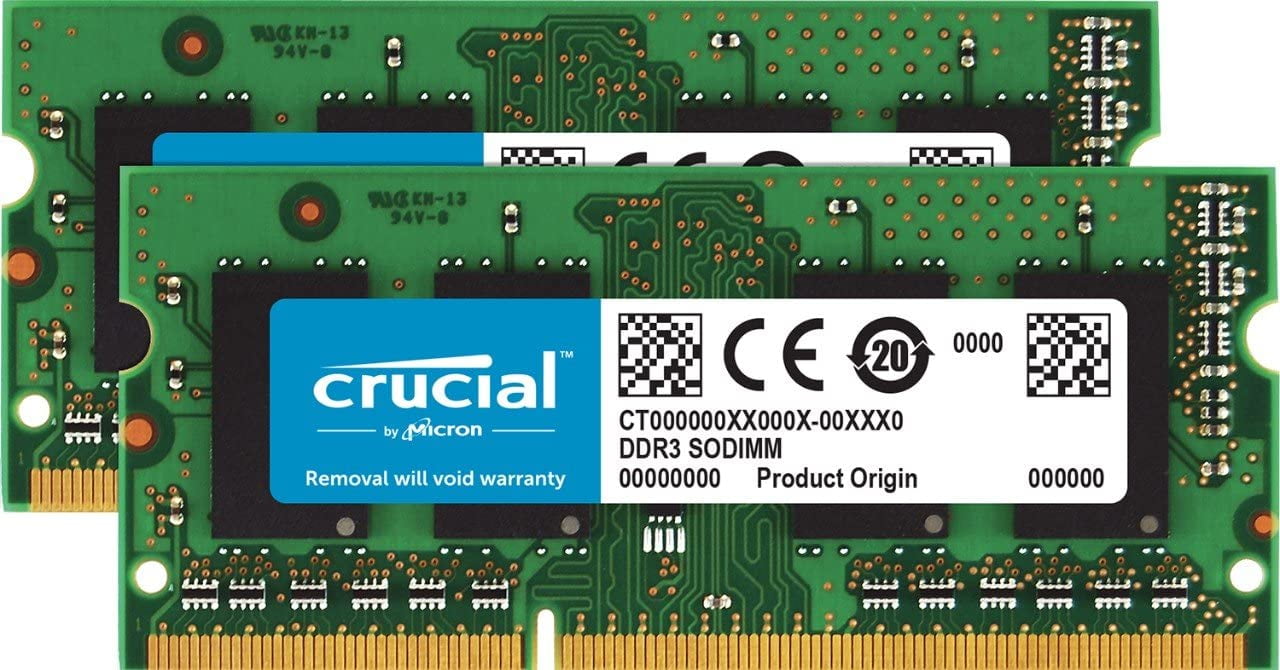 Crucial 16GB Kit 8GBx2 DDR3 DDR3L 1866 MT s PC3 14900 SODIMM 204 