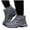 Grey, variant on Women's Snow Boots Furry Lined Warm Ankle Booties Comfortable Hook Loop Outdoor Hiking Winter Shoes with Arch Support Red 8.5