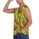 thumbnail image 3 of Fotbe Tropical Summer Fruit Men's Camiseta sin Mangas Estampada para Hombres, Playera Casual para Gimnasio, Entrenamiento, Playa-Large, 3 of 7