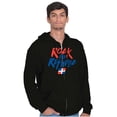 thumbnail image 5 of Dominican Pride Rock the Republic Zip Up Hoodie Men's Women's Brisco Brands M, 5 of 5