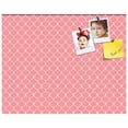 thumbnail image 2 of PinPix 20x16 Custom Cork Bulletin Board Light Pink Chain Poster Board Has a Fabric Style Canvas Finish, Framed in Light Pink Chain, by ArtToFrames (PinPix-574), 2 of 6