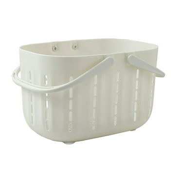 CASAFUN Plastic Laundry Basket Laundry Baskets Storage Baskets Plastic Cleaning Tote Storage Container Shower Portable Small Plastic Basket Shower Basket Plastic Fruit Basket Tub